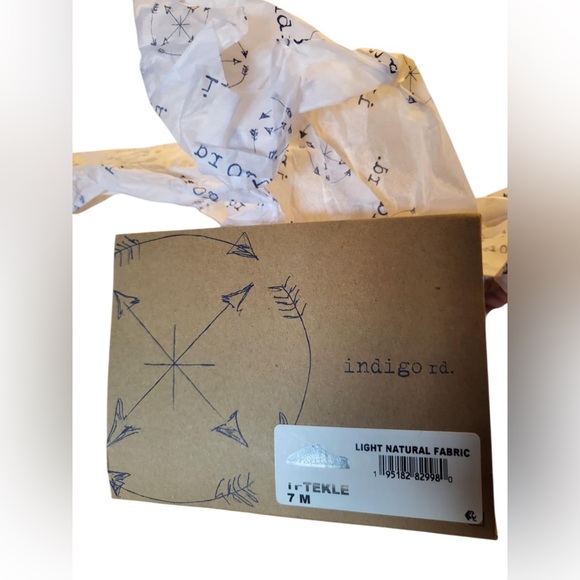 Indigo Light Natural Fabric Box - Picture 4 of 4